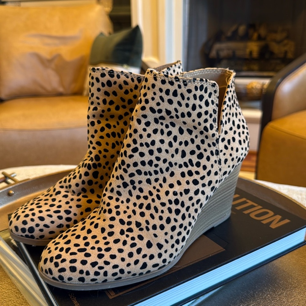 SODA Chetah print ankle boots 🥰